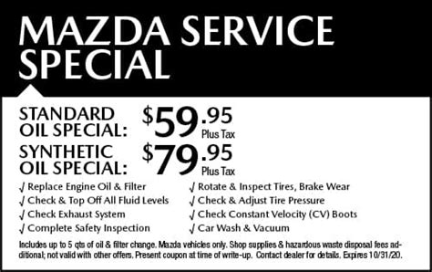 Gunther Mazda Service Coupons Coupon & Promo Code