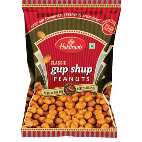 Gup shup. Haldiram Gup Shup Peanuts are crunchy and contain essential nutrients with delightful taste. 