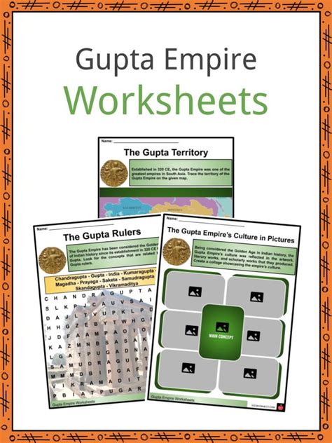 Gupta Empire Facts, Worksheets & Gupta Rulers For Kids