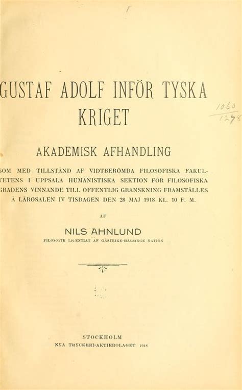 Gustaf adolf inför tyska kriget. - Linde h45d repair and parts manual.