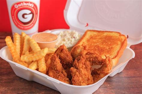 Chicken Pioneer Guthrie’s Introduces New Drive-thru Model. News. Guthrie’s opens newest restaurant in Locust Grove. News. The OG in Chicken Fingers is Ready for .... 