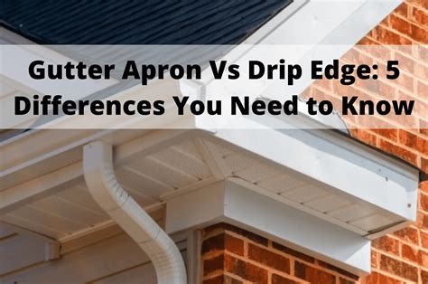Gutter apron vs drip edge. It is used to help direct water away from the roof and into the gutters. To install drip edge, you will first need to measure the length of the area where you will be installing it. Then, cut the drip edge to size using a metal snips. Next, nail the drip edge into place using roofing nails. Make sure that the nails are driven into the roof ... 