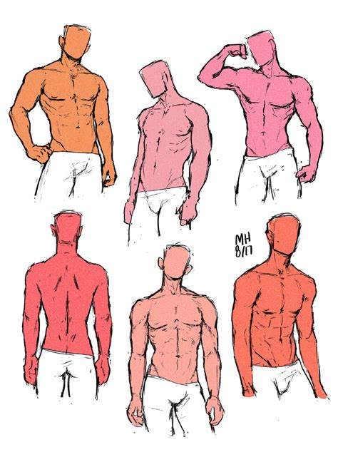 Guy Anatomy Drawing