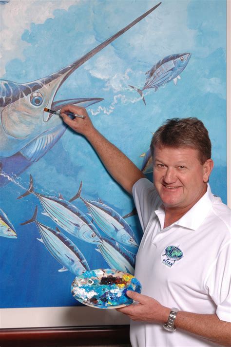 Guy harvey. Guy Harvey is a marine wildlife artist, scientist, and conservationist who creates realistic paintings and merchandise of ocean life. Learn more about his artwork, awards, and efforts to protect the oceans and its inhabitants. 