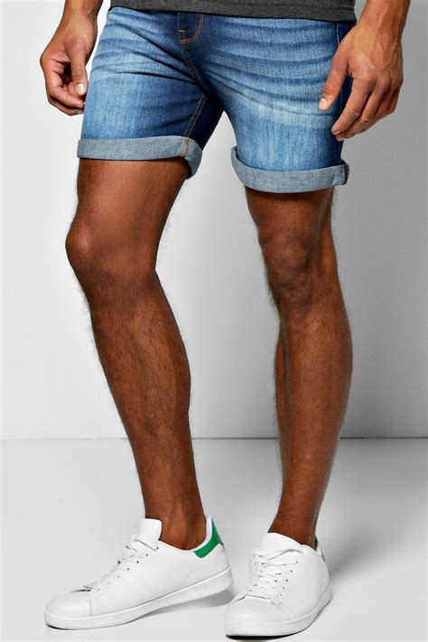 Guys short shorts. ASOS DESIGN wide regular length short in green gingham check. $42.99. ASOS DESIGN midweight knit cotton shorts in olive - part of a set. $29.00. Pull&Bear slogan shorts in beige - part of a set. $29.90. Pull&bear slogan shorts in green - part of a set. $29.90. Selling fast. 