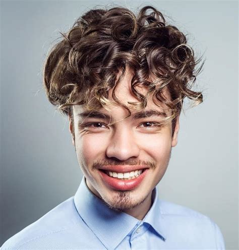 Guys with a perm. Short Mullet with a Perm. Curls are a great way to add a new look to any style, especially if you normally have straight hair. This look uses a perm to get the short mullet to have a wild … 