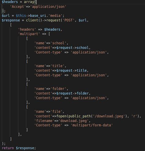 Guzzle Post multipart/formdata Laravel Stack Overflow
