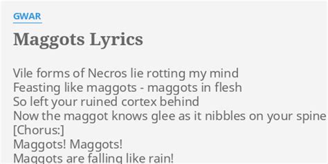 Gwar - Maggots lyrics