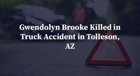 Gwendolyn Brooke Garcia Killed in Crash near 83rd Avenue [Tolleson, AZ]