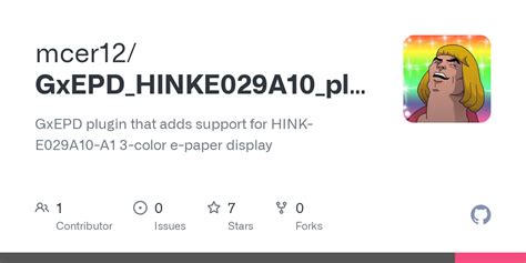 GxEPD HINK-E029A10 arduino plugin - Github