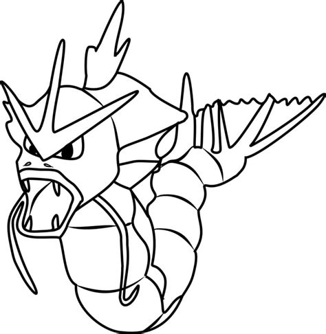 Gyarados Coloring