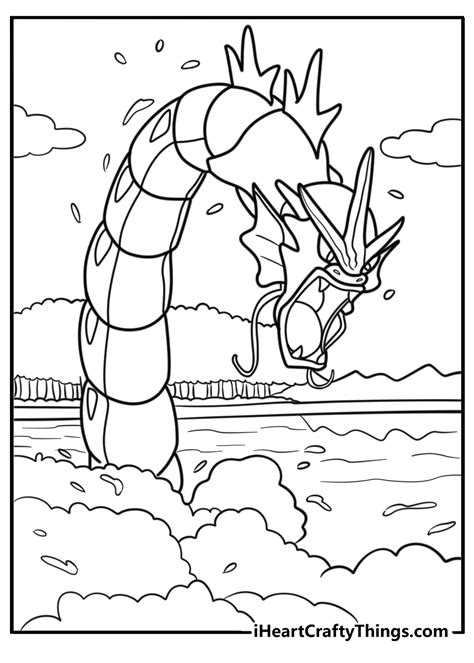 Gyarados Coloring Pages
