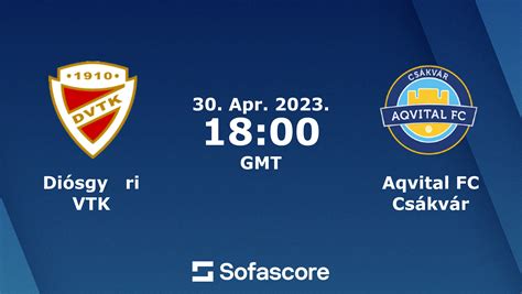 Gyirmot vs Aqvital FC Csakvar Live Scores LiveScore