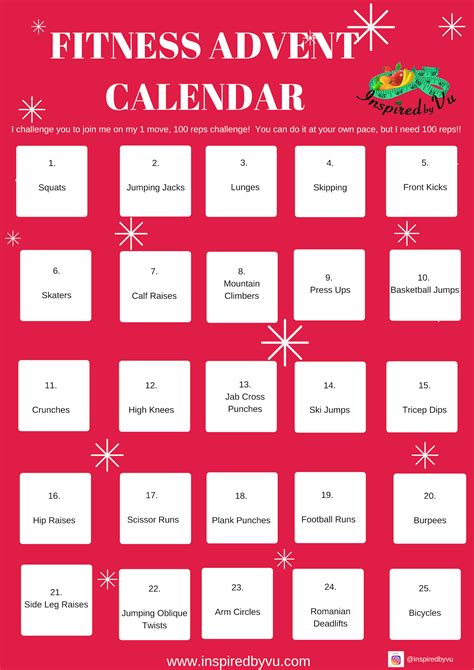 Gym Advent Calendar