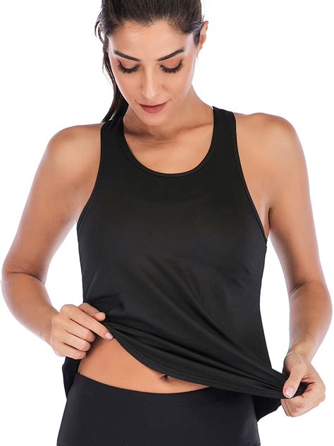 Gym clothes tank tops. Womens Workout Tops for Women Racerback Tank Tops Mesh Yoga Shirts Athletic Running Tank Tops Sleeveless Gym Clothes. 4.5 out of 5 stars 18,519. 500+ bought in past month. $17.99 $ 17. 99. List: $29.99 $29.99. FREE delivery Wed, Mar 6 on $35 of items shipped by Amazon +91 colors/patterns. 