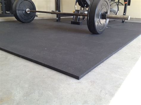 Gym mats for garage. Often drop 500+ pounds with iron plates. Deadlift platforms tend to limit the overall versatility of the gym. Unless you're performing a considerable amount of time on the platform or want to bolt your rack to it, the best option is going to be stall mats for most. An even floor throughout is ideal. While deadlift platforms may provide more ... 