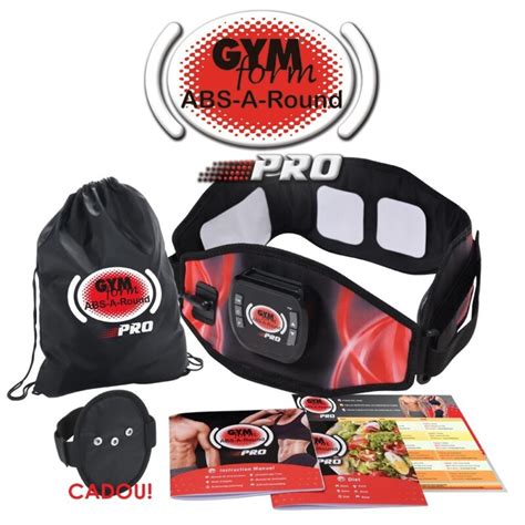 Gymform ABS-A-Round Pro - centura cu tehnologie EMS pentru ...