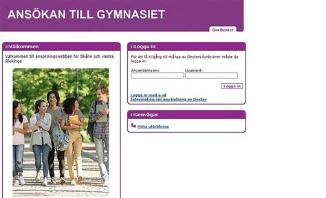 Gymnasium inloggning