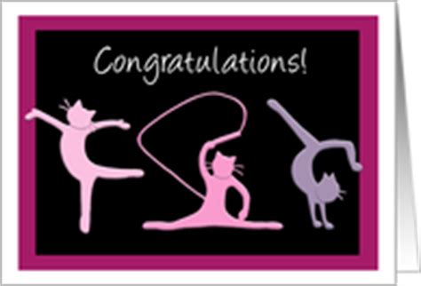 Gymnastics Congratulations Cards from Greeting Card Universe