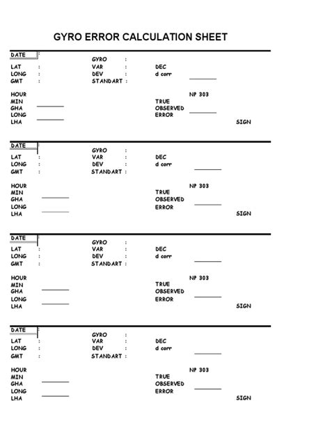 Gyro error calculation methods.  The first is a complete Bensen. 95K subscri...