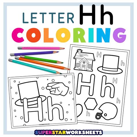 H Coloring Shee