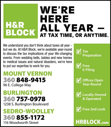 Find 9 listings related to H R Block in Mount Verno