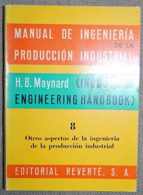 H b maynard manual ingenieria produccion industrial. - Strategic management southern african concepts and cases.