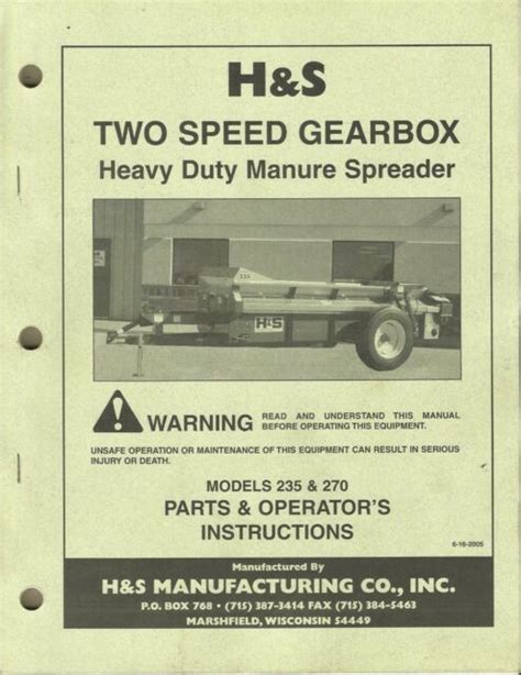 H s 235 270 310 370 two speed manure spreader parts list operators manual 889. - Bmw r850c r1200c manual service repair download.
