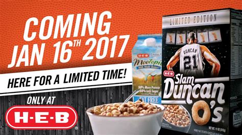 H-E-B to release limited edition ‘Slam Duncan O’s’ cereal