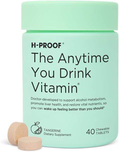 H-PROOF The Anytime You Drink Vitamin for Alcohol …