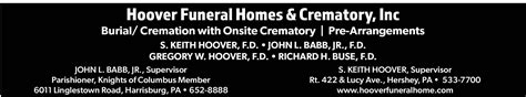 H. Hepford - Hershey, Pennsylvania , Hoover Funeral Homes