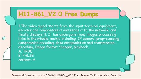 H11-861_V2.0 Dumps