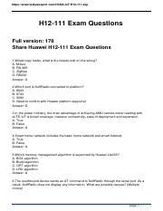 H12-111_V3.0 PDF Testsoftware