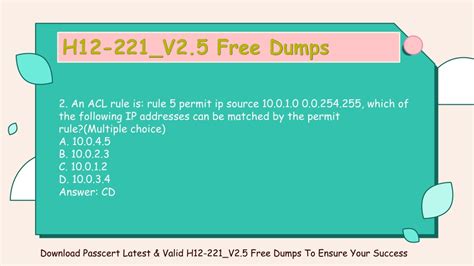 H12-221_V2.5 Brain Dump Free