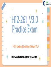 H12-261_V3.0 PDF Demo