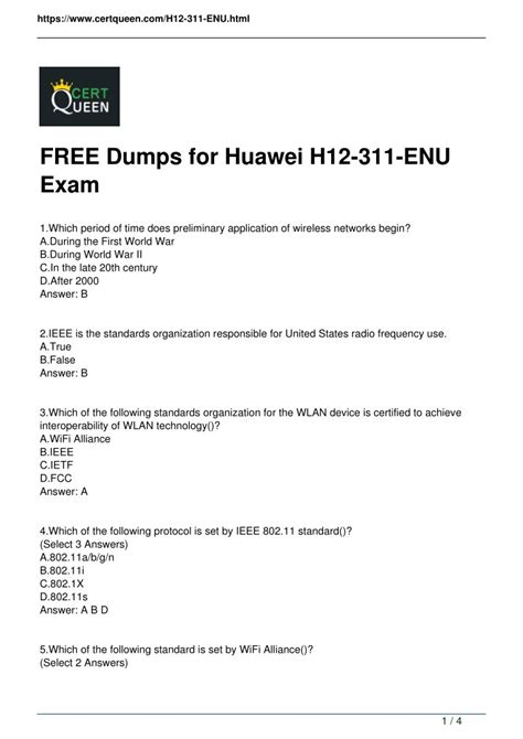 H12-311-ENU Prüfungsübungen