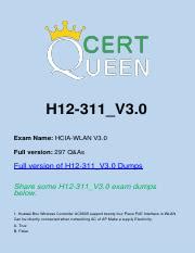 H12-311_V3.0 Testing Engine