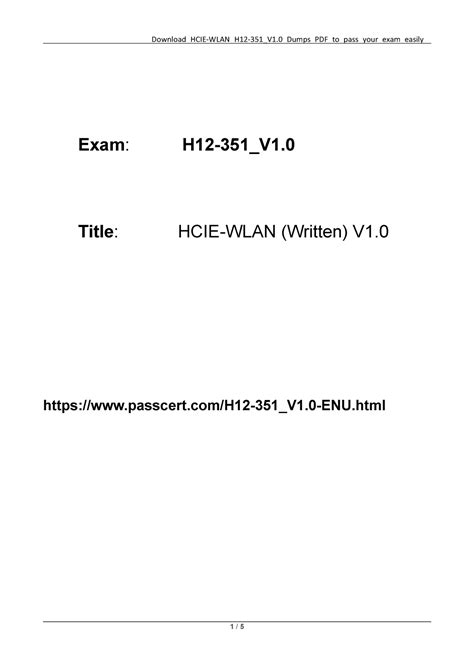 H12-351_V1.0 Prüfungsübungen