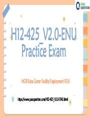 H12-425-ENU Exam Flashcards