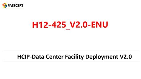 H12-425_V2.0 Prüfungsinformationen