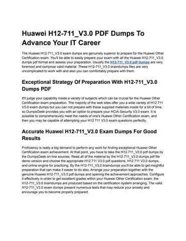 H12-711_V3.0 PDF