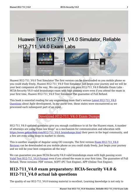 H12-711_V4.0 PDF Demo