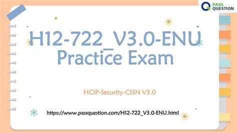 H12-722-ENU Prüfungsinformationen