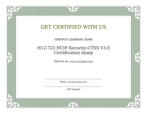 H12-722_V3.0 Zertifikatsdemo
