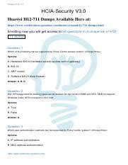 H12-731_V3.0 PDF Demo