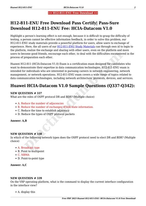 H12-811-ENU PDF Demo