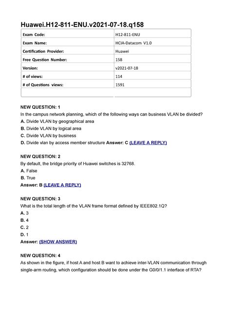 H12-811-ENU Schulungsunterlagen