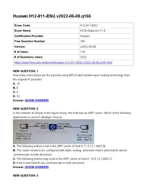 H12-811-ENU Zertifizierungsantworten