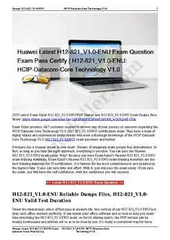 H12-821_V1.0-ENU PDF