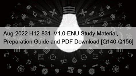 H12-831_V1.0-ENU PDF Cram Exam